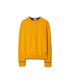 Tory Burch Cashmere Pullover In Gold Crest