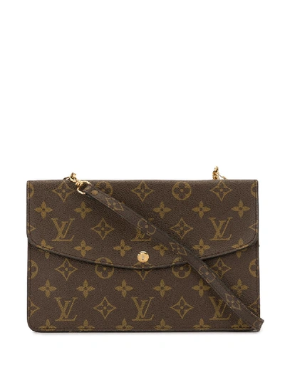 Pre-owned Louis Vuitton Double Rabat Shoulder Bag In Brown