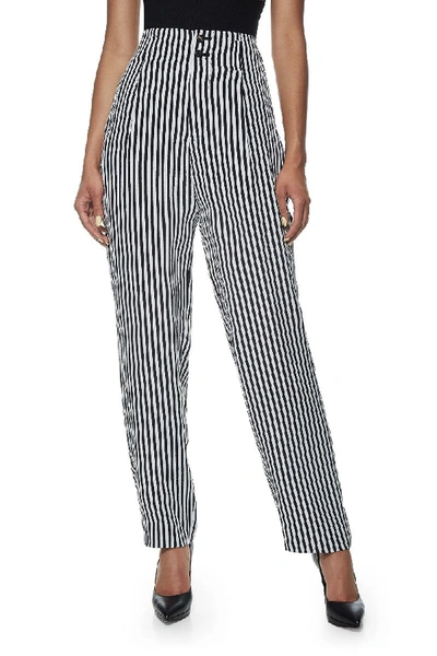 Pre-owned Issey Miyake Black & White Trousers