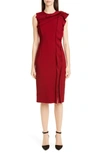 JASON WU COLLECTION RUFFLE SHEATH DRESS,F1912010A