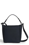 Allsaints Kita Leather Shoulder/crossbody Bag In Ocean