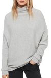 ALLSAINTS RIDLEY FUNNEL NECK WOOL & CASHMERE jumper,WK153M