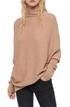 ALLSAINTS RIDLEY FUNNEL NECK WOOL & CASHMERE SWEATER,WK153M