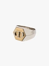 DIOR DIOR HOMME SILVER AND GOLD CD SIGNET RING,R0825HOMMTD01214314308