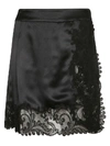 VERSACE LACED MINI SKIRT,11078012