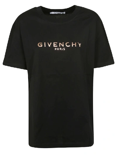 Givenchy Short Sleeve T-shirt In Black