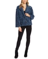 Vince Camuto Faux-fur Button Jacket In Waterscape