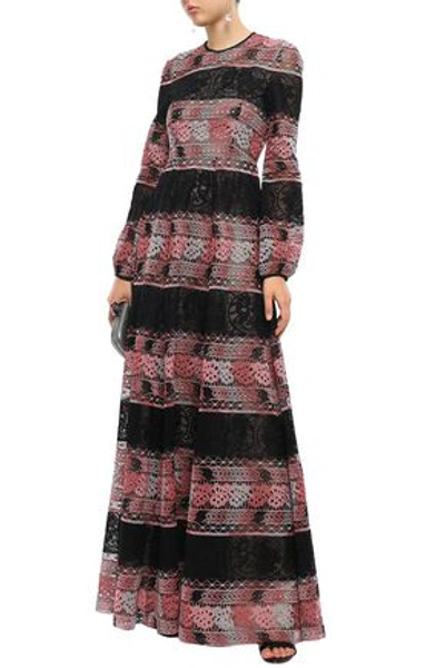 Giambattista Valli Woman Cotton-blend Guipure Lace Gown Black