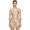 AGENT PROVOCATEUR AGENT PROVOCATEUR PINK SILK CLASSIC SLEEPWEAR CAMISOLE