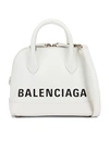 BALENCIAGA BALENCIAGA XXS VILLE TOP HANDLE BAG IN WHITE,BALF-WY234