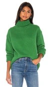 RAG & BONE RAG & BONE LUNET TURTLENECK IN GREEN.,RGBR-WK69