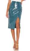 LOVERS & FRIENDS MICHELLE FAUX LEATHER SKIRT,LOVF-WQ439