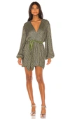 Retroféte Gabrielle Robe Dress In Army Green