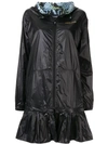 ROBERTO CAVALLI HOODED RAIN JACKET