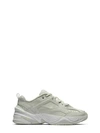 NIKE M2K TEKNO TONAL WHITE LEATHER SNEAKERS,AO3108