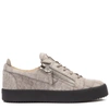 GIUSEPPE ZANOTTI LOW TOP BEIGE LEATHER SNEAKER,632fd5ea-2857-4a19-baf8-0890b8aa880c