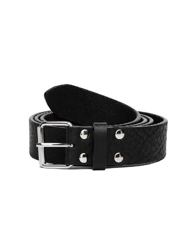 Vetements Black Leather Belt