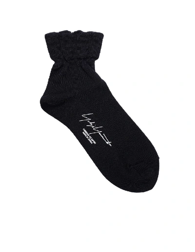 Yohji Yamamoto Black Cotton Socks