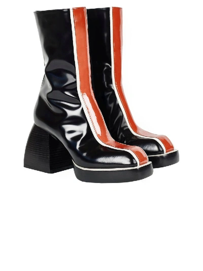 Nodaleto Bulla Corta Leather Ankle Boots In Black