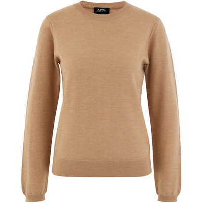 A.p.c. Savannah Jumper In Beige Chine