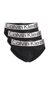 CALVIN KLEIN UNDERWEAR STEEL MICRO 3 PACK HIP BRIEFS