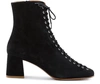 BY FAR Becca laced booties,16603-04-BBLKS/BLACK