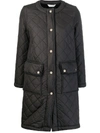 MACKINTOSH HUNA BLACK QUILTED COAT | LQ-1006