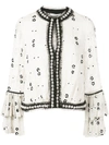 ALEXIS CELESTIA BEAD-EMBELLISHED BLOUSE