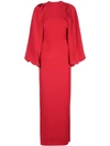 ADAM LIPPES WIDE-SLEEVE FITTED DRESS
