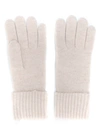 N•PEAL RIBBED CASHMERE GLOVES