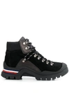 TOMMY HILFIGER LEATHER LACE-UP ANKLE BOOTS