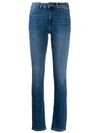 Tommy Hilfiger High Rise Ankle Jegging In Blue