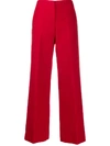 THEORY TAILORED WIDE LEG TROUSERS