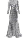 DOLCE & GABBANA SEQUINNED EVENING GOWN