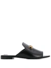 GUCCI SLIP-ON HORSEBIT BUCKLE SANDALS