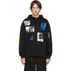 RAF SIMONS RAF SIMONS BLACK PATCH PICTURES HOODIE