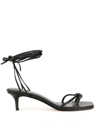 Mara & Mine Olympia Sandals In Black