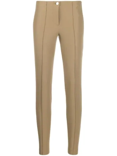 Cambio Slim Fit Trousers In Neutrals