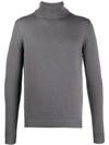 ROBERTO COLLINA TURTLE-NECK FITTED JUMPER
