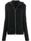 MM6 MAISON MARGIELA RIBBED ZIP FRONT JUMPER