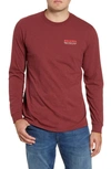 Patagonia See And Believe Long Sleeve Responsibili-tee Graphic T-shirt In Oxide Red