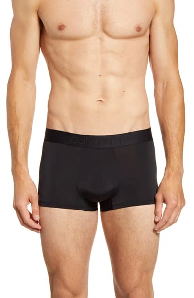 Calvin Klein Low-rise Trunks In Black