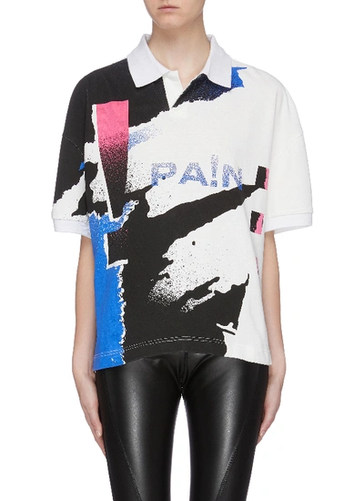 Alexander Wang Graphic Print Polo Shirt