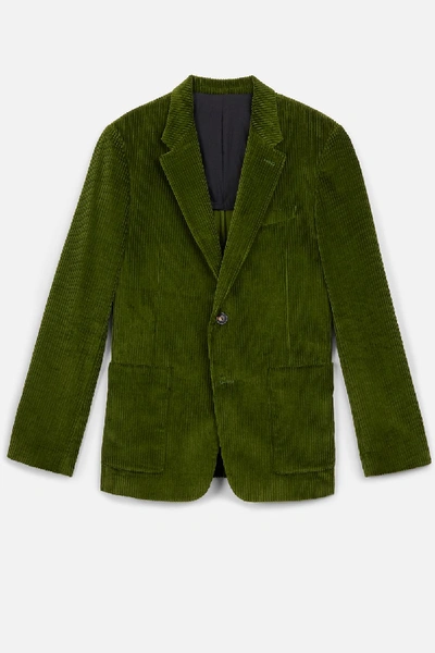 Ami Alexandre Mattiussi Two Buttons Patch Pockets Jacket In 300 Vert