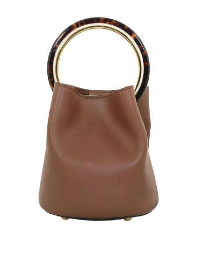 Marni Brown Leather Handbag