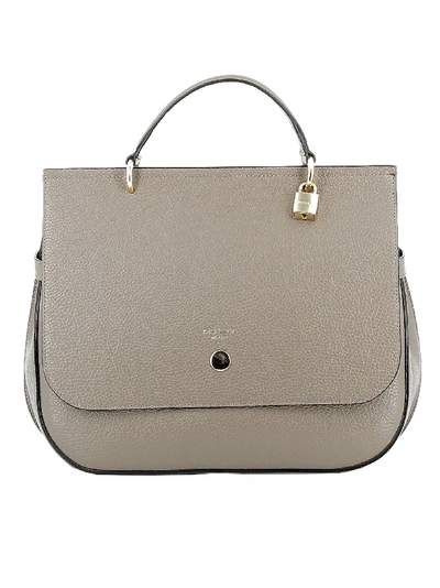 Avenue 67 Grey Leather Handbag