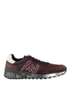 PREMIATA LANDER SUEDE AND TECH FABRIC SNEAKERS
