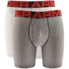UNDER ARMOUR 2 PACK BOXER SHORTS GREY,124342