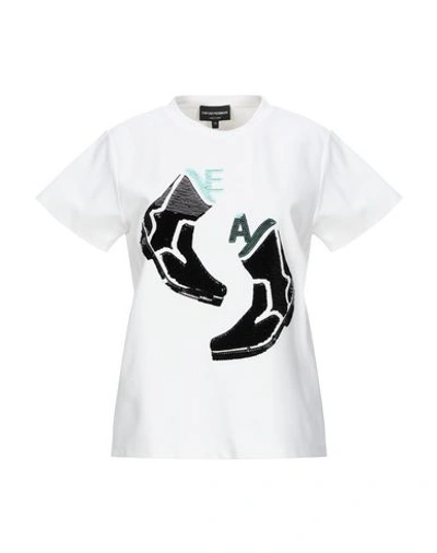 Emporio Armani T-shirts In White