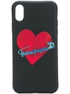 PALM ANGELS SAFETY PIN HEART IPHONE X CASE
